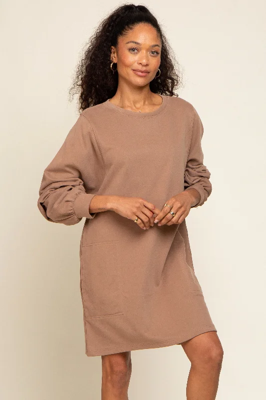 party dressMocha Ultra Soft Sweatshirt Dress