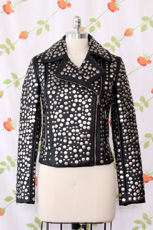 sporty jacketHeavy Duty Studded Moto Jacket XS