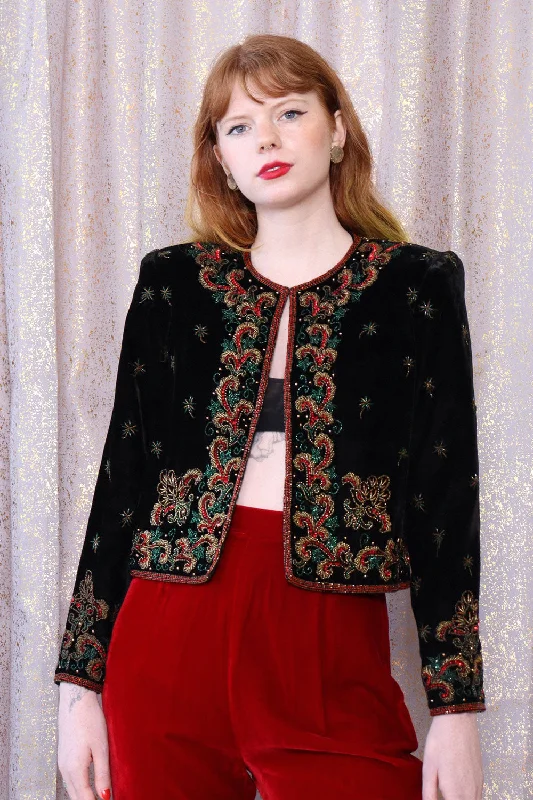 functional coatNoel Sequined Velvet Jacket XS/S