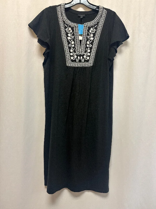 casual summer dressDress Casual Midi By Talbots In Black, Size: M