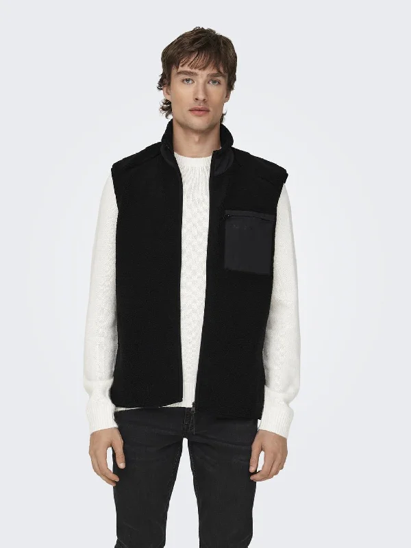 modern coatDallas Sherpa Vest