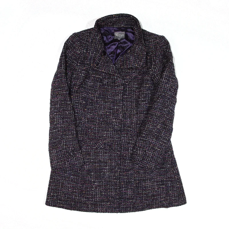 chic padded coatTM LEWIN Pea Jacket Purple Womens UK 10