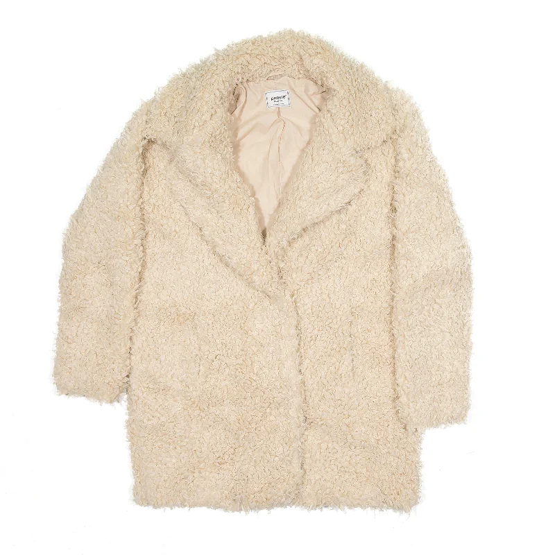 premium coatPIMKIE Faux Fur Jacket Cream Womens M