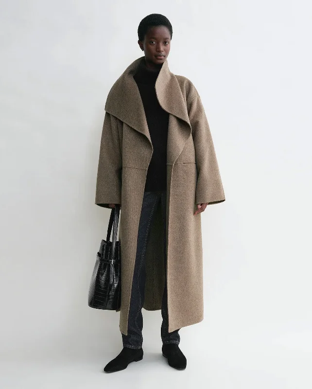 tailored coatSIGNATURE WOOL CASHMERE COAT / OAK MELANGE