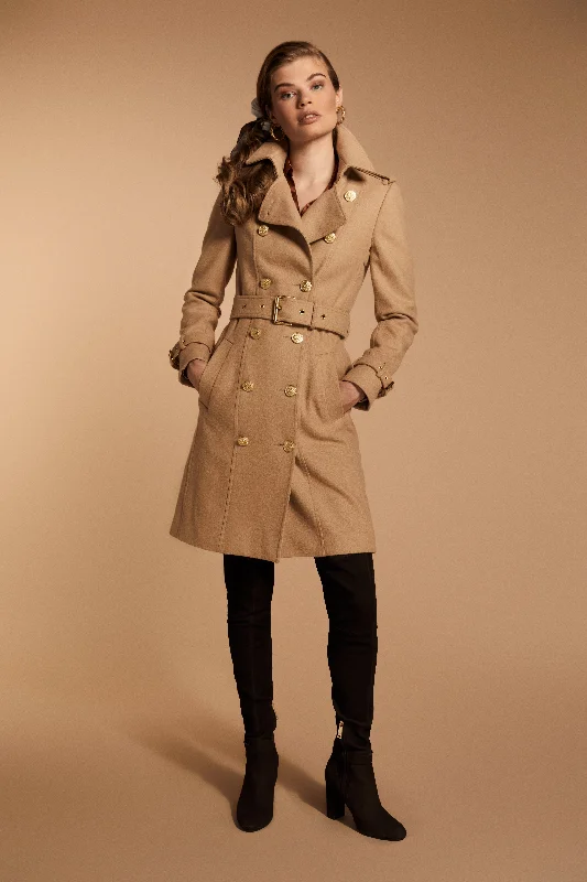 contemporary coatMarlborough Trench Coat (Camel)