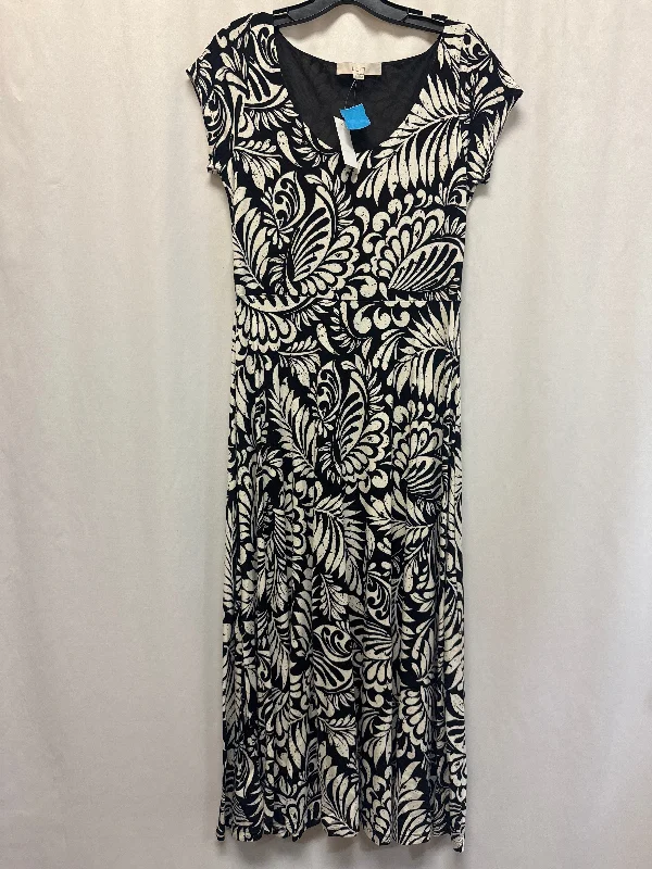 summer floral dressDress Casual Maxi By Loft In Black & White, Size: S