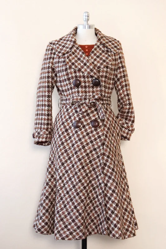 minimalist jacketCocoa Houndstooth Princess Coat S/M