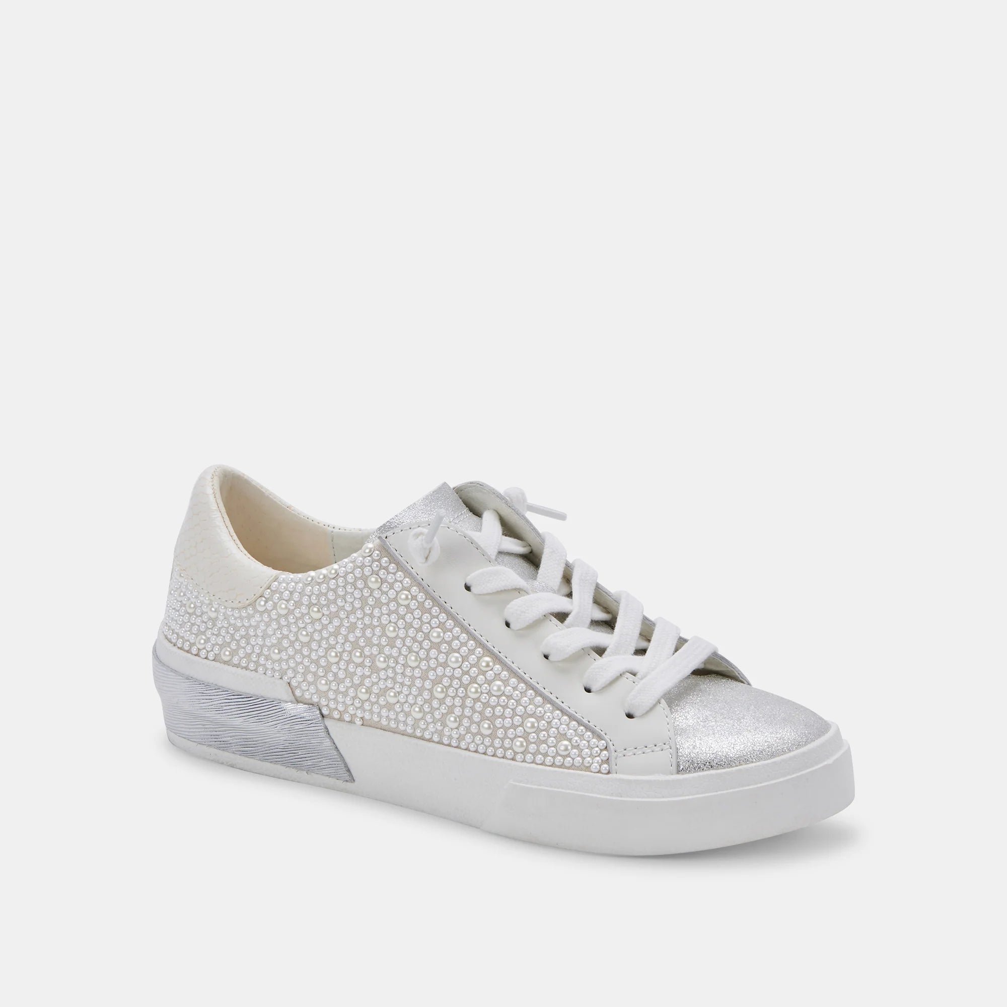 high-waisted dressDolce Vita Zina Pearl Vanilla Sneakers