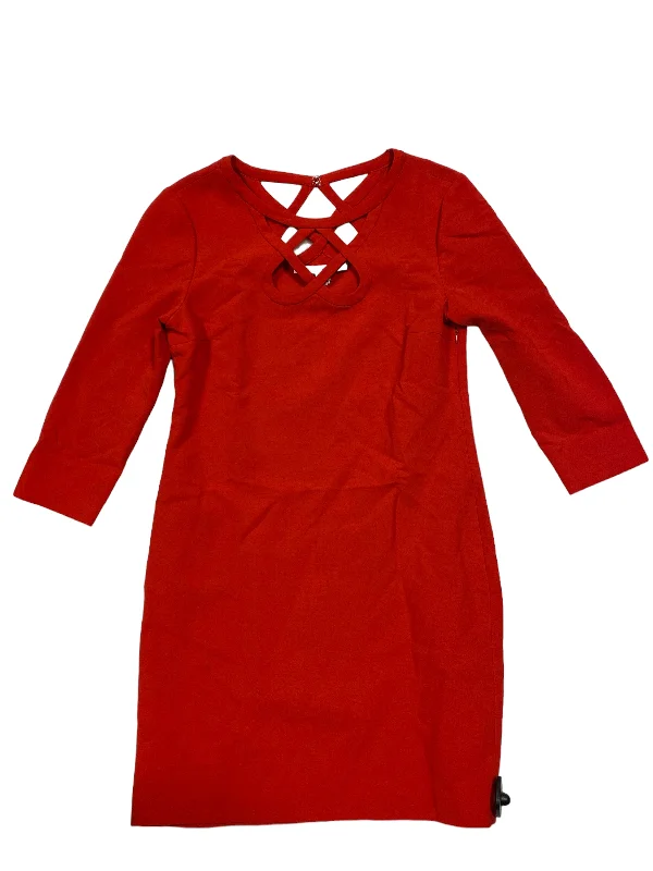 sleek midi dressDress Designer By Diane Von Furstenberg In Red, Size: 8