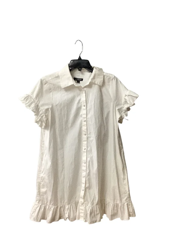 boho-chic dressDress Casual Short By J. Crew In White, Size: S