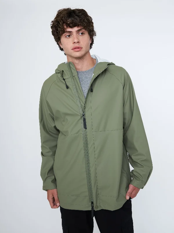 sleek jacketWater Resistant Rain Jacket