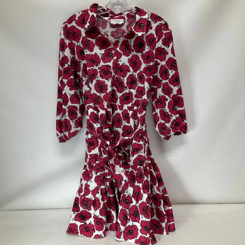 v-neck dressDress Casual Short By Kate Spade In Floral Print, Size: Xl