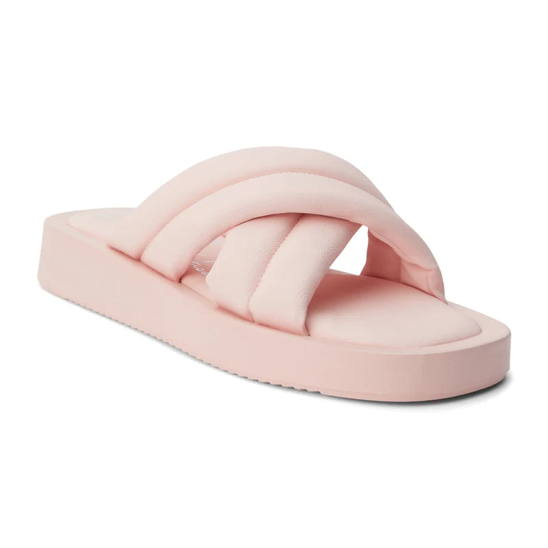 backless dressMatisse Piper Pink Slide Sandals