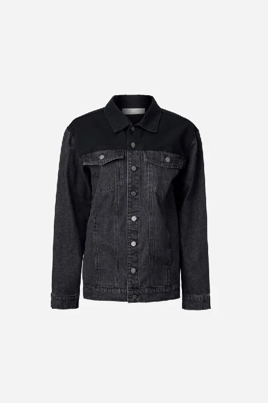 warm jacketSHAMROCK JACKET-WASHED BLACK