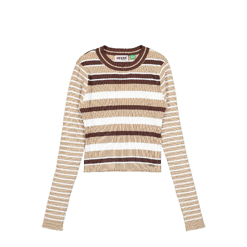 Wmns Go Sophia Ls Ribbed Sweater