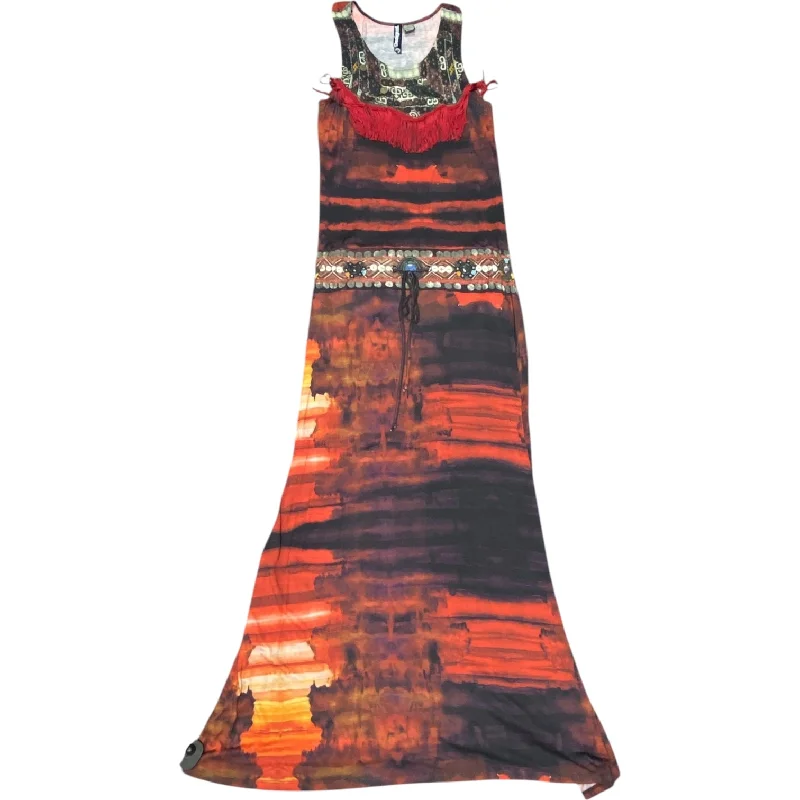 party-ready dressDress Casual Maxi By Desigual In Multi-colored, Size: L