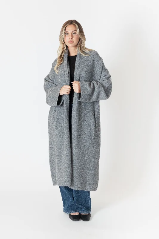 casual utility jacketHugh Shawl Collar Coat