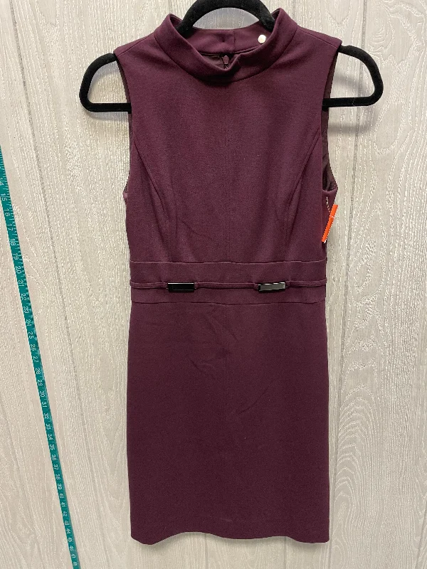 luxury dressDress Work By Etcetra In Maroon, Size: Xs