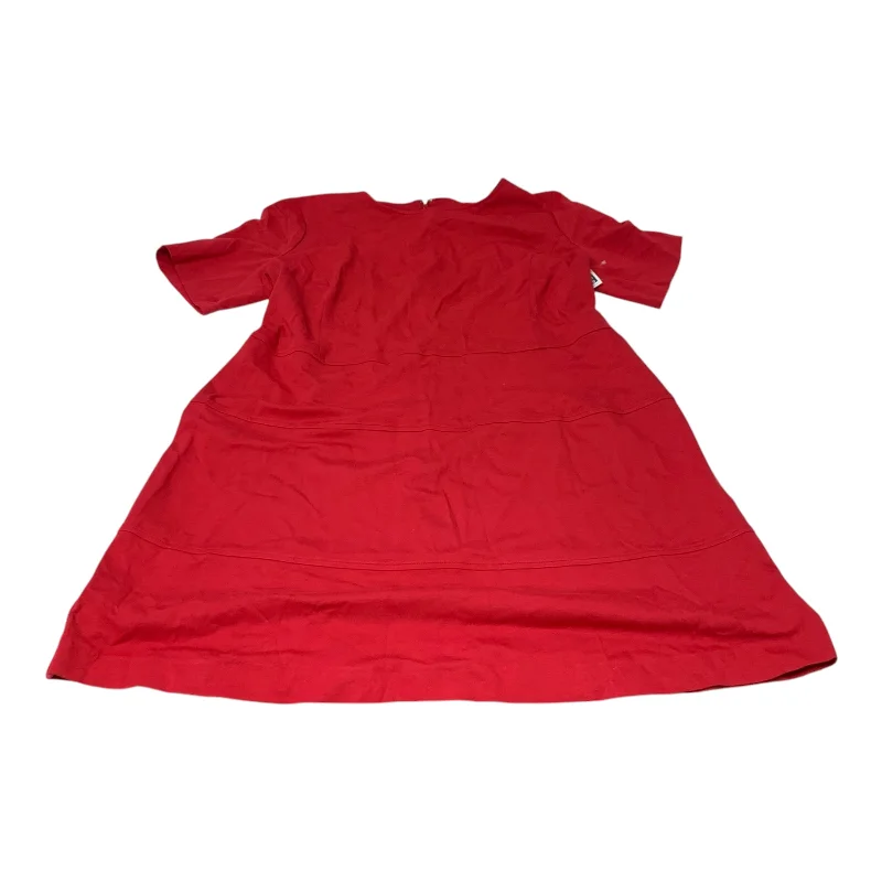 playful dressDress Work By Talbots In Red, Size: 3x