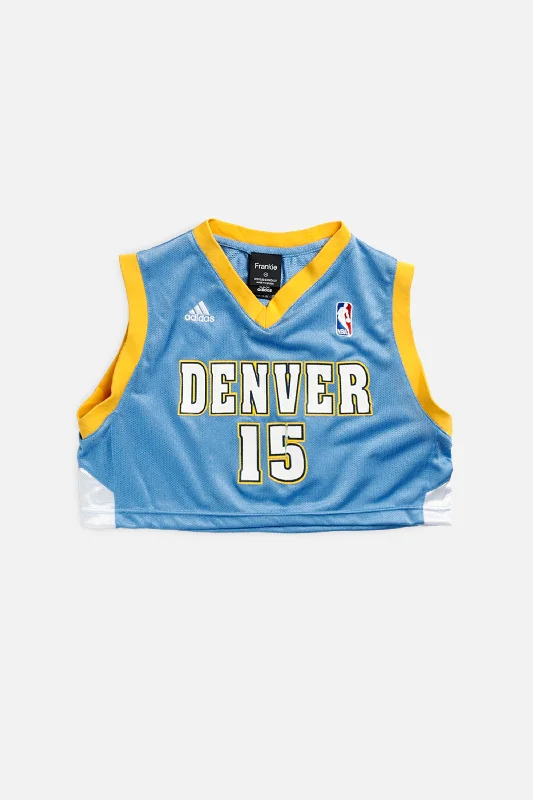 athletic streetwear sweatshirtRework Denver Nuggets NBA Crop Jersey - XS