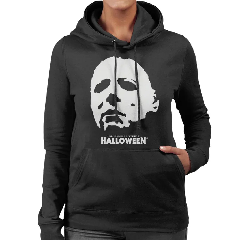 classic hoodieHalloween Michael Myers Silhouette Women's Hooded Sweatshirt