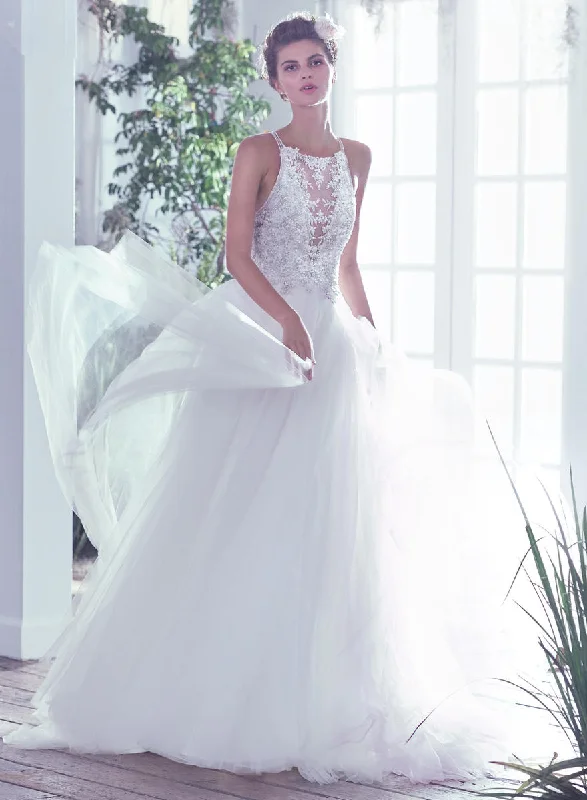 ruched dressMaggie Sottero - Lisette Sample Gown