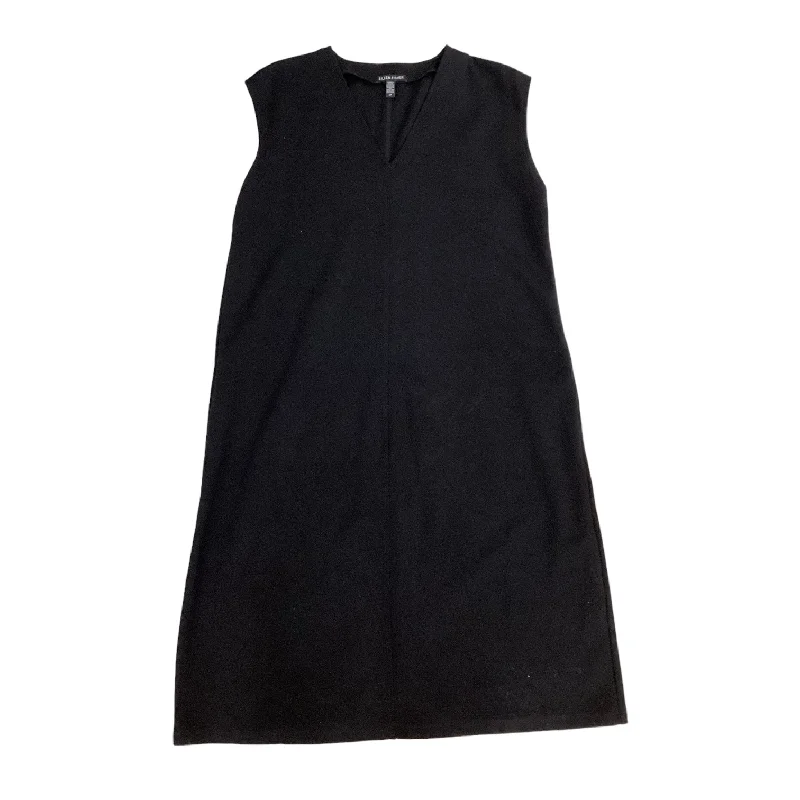 t-shirt dressDress Designer By Eileen Fisher In Black, Size: S