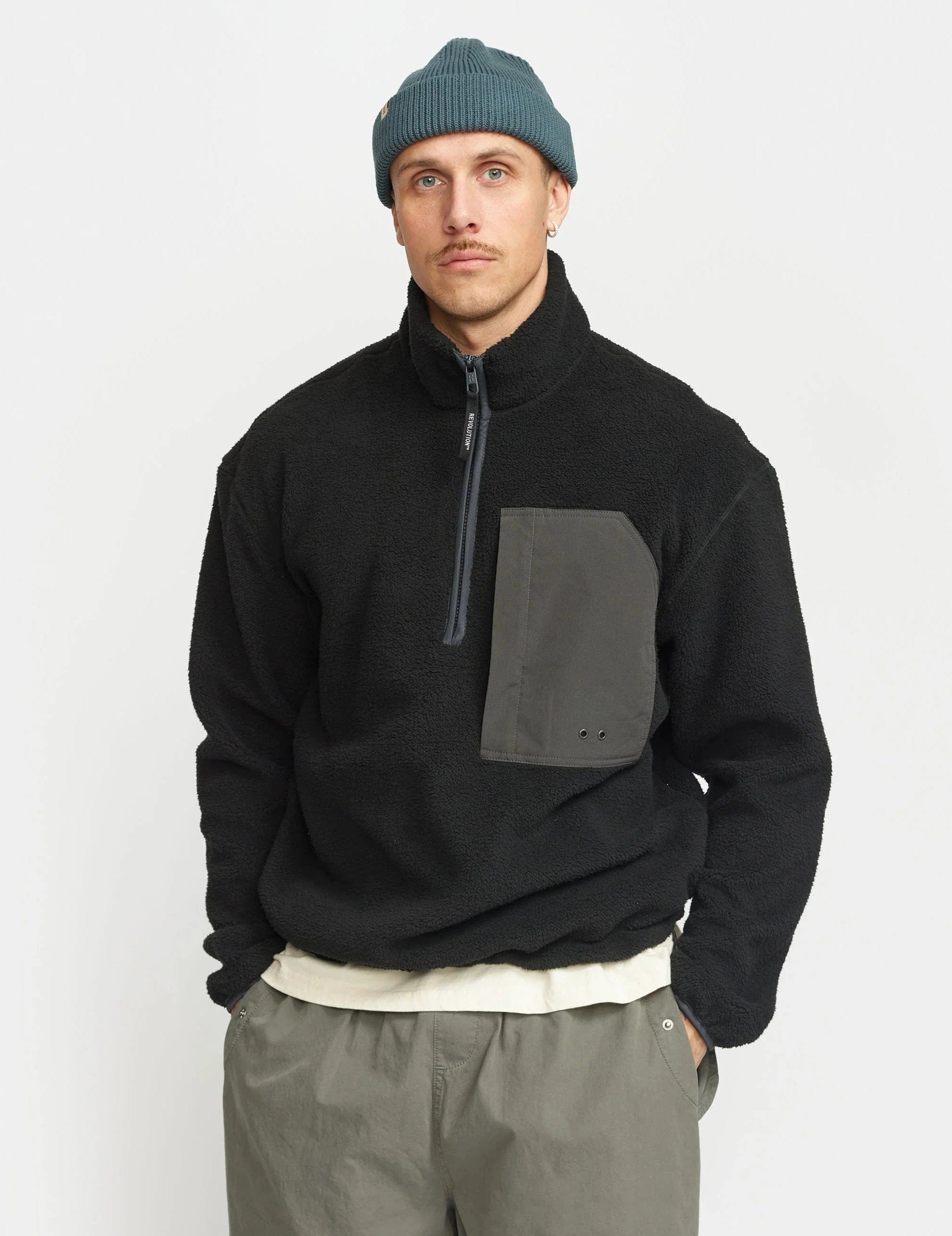 soft shell coatFleece Half Zip