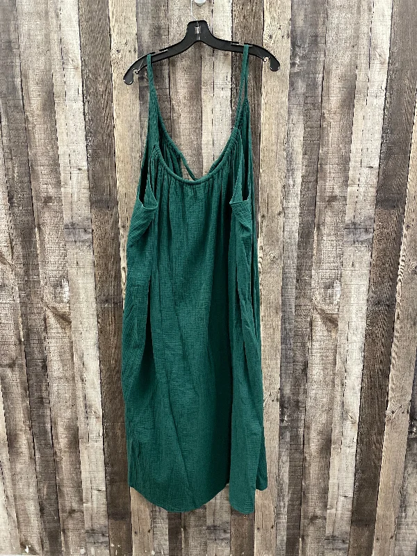 flowy maxi dressDress Casual Midi By Kona Sol In Green, Size: 3x