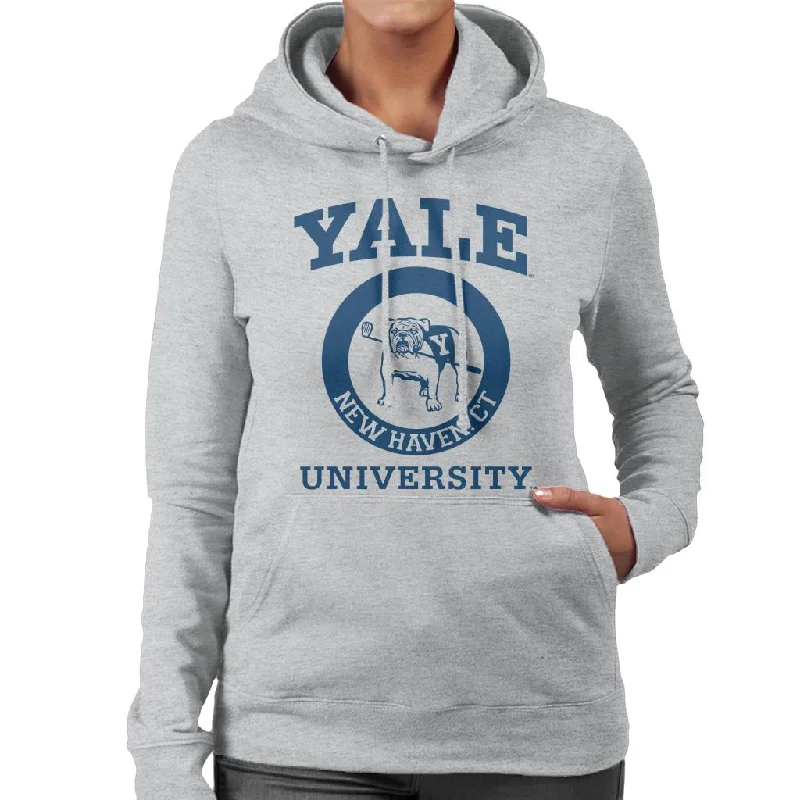 casual hoodie for workoutYale University New Haven CT Women's Hooded Sweatshirt