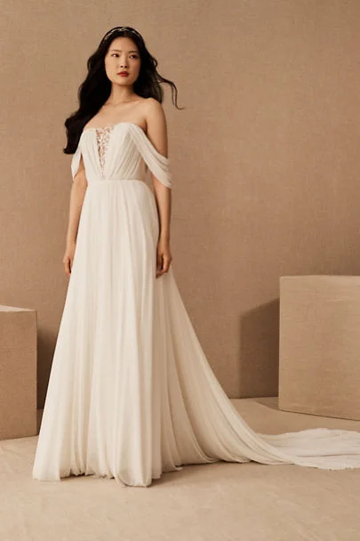 off-the-shoulder dressWtoo by Watters Ryder Gown