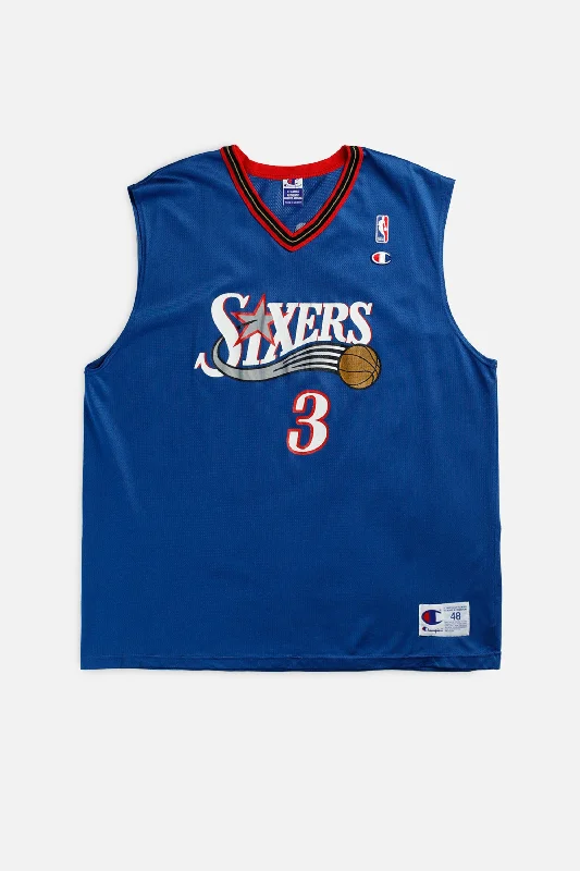 pullover workout hoodieVintage Philadelphia 76ers NBA Jersey - XL