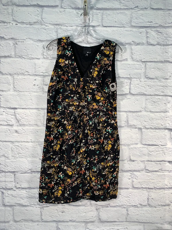 ashionable dressDress Designer By Greylin In Black & Yellow, Size: L