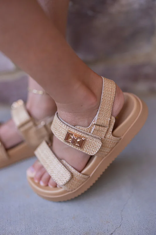 puff sleeve dressKids Victoria Platform Sandals - Raffia