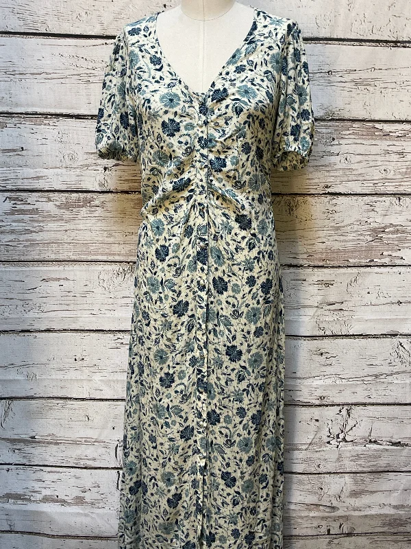 velvet dressDress Designer By Faherty In Floral Print, Size: S