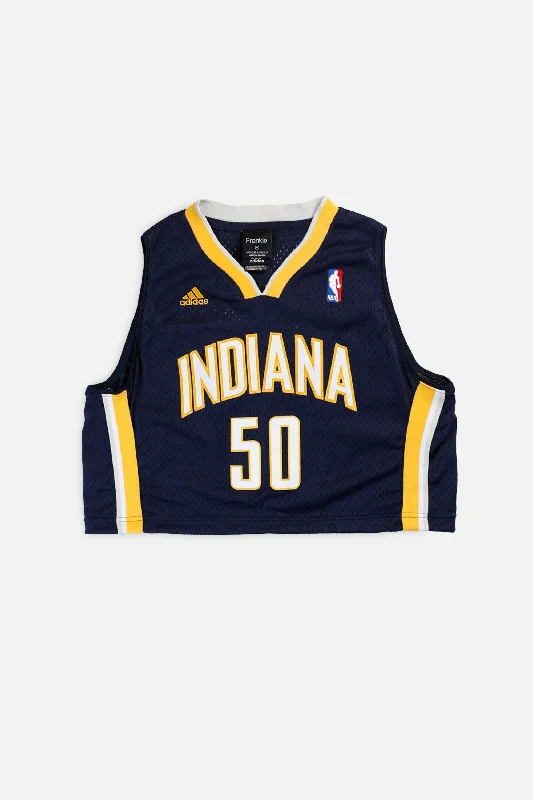 warm athletic hoodieRework Indiana Pacers NBA Crop Jersey - M