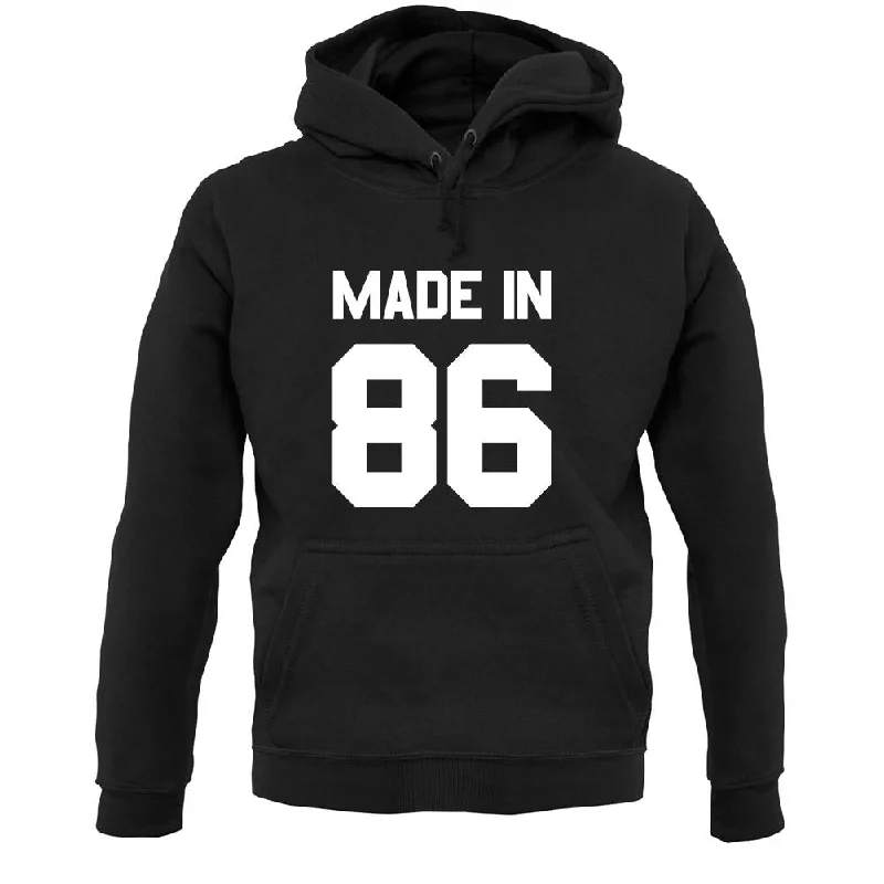 minimal hoodieMade In '86 Unisex Hoodie