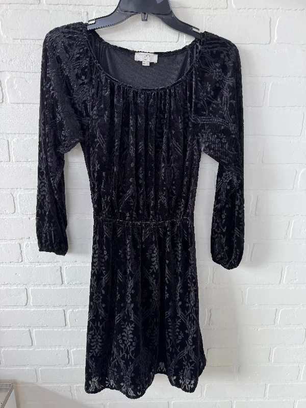 casual slip dressDress Casual Short By Loft In Black, Size: Xxsp