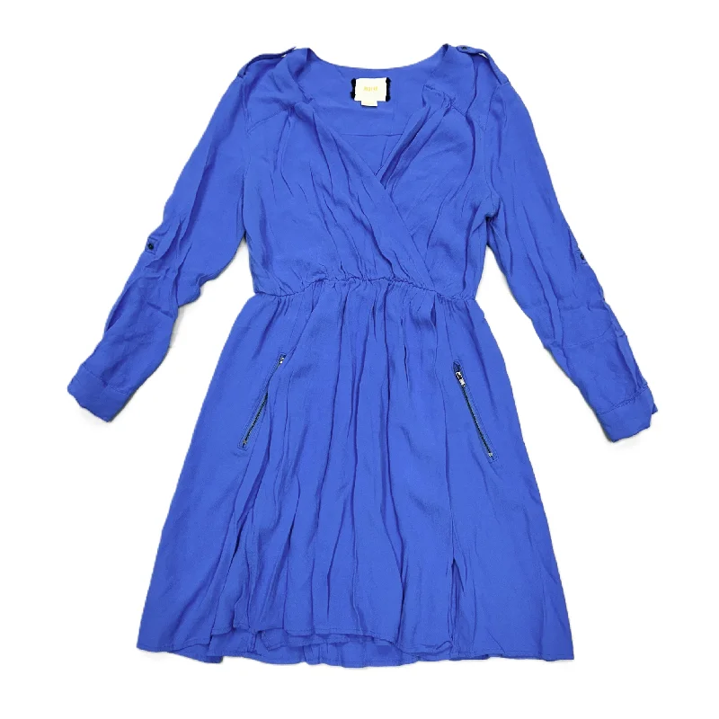 off-the-shoulder dressDress Casual Short By Maeve In Blue, Size: S