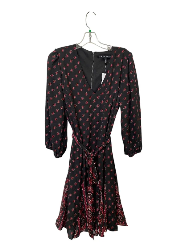 floral dressDress Casual Midi By White House Black Market In Black, Size: 12