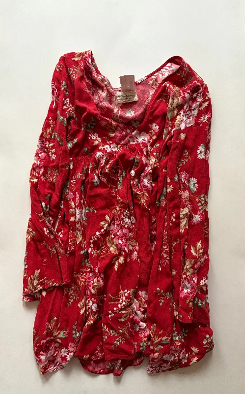 elegant evening dressDress Casual Midi By Denim & Supply By Ralph Lauren In Red, Size: S