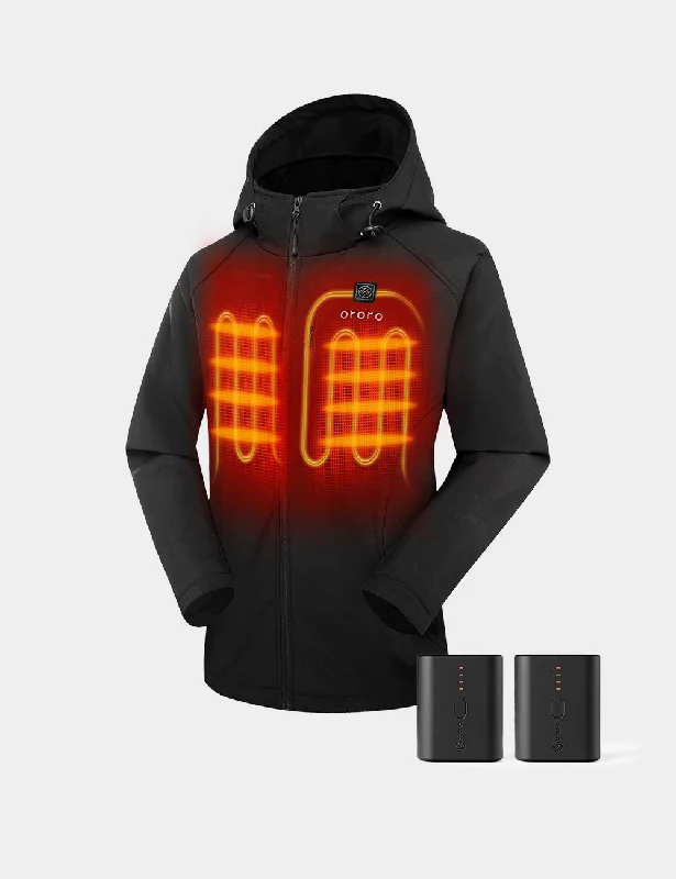 breathable hoodieBundle Deal - Women’s Classic Heated Jacket  & Extra Mini 5K Battery