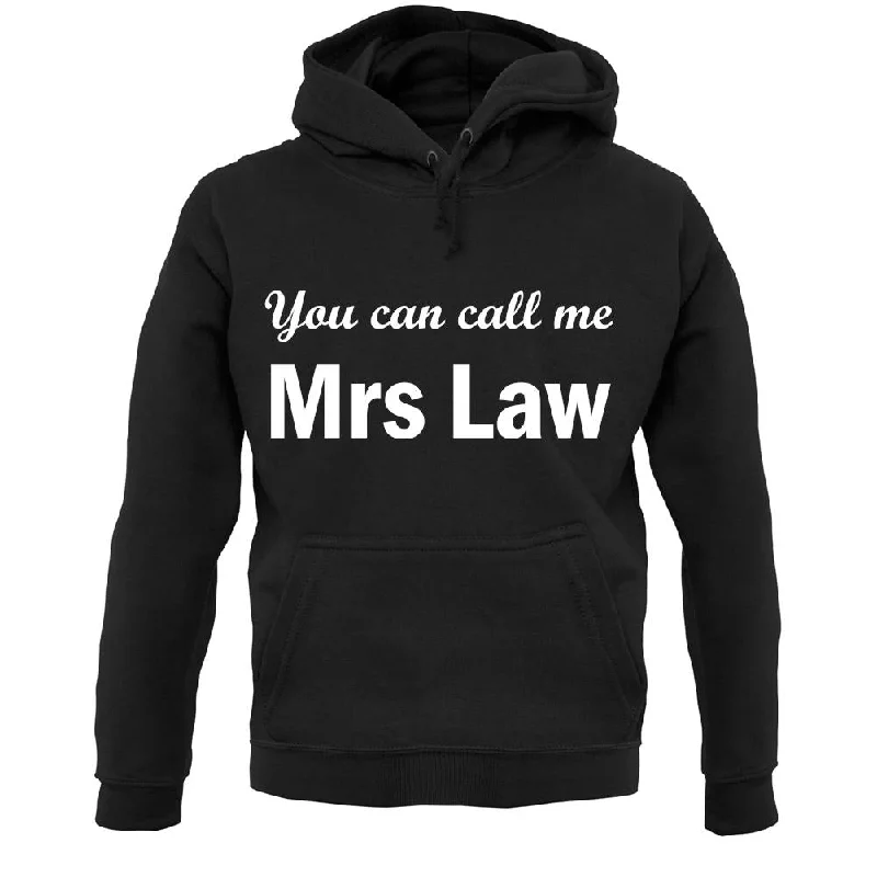 zippered hoodieYou Can Call Me Mrs Law Unisex Hoodie